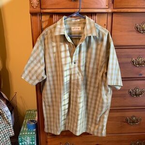 Orvis Men's Olive Checkered Shirt